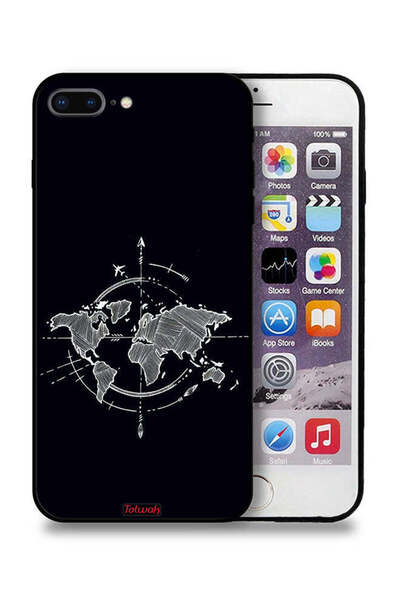 Tolwak غطاء حماية لجهاز Apple iPhone 8 Plus بتصميم فن البوصلة
