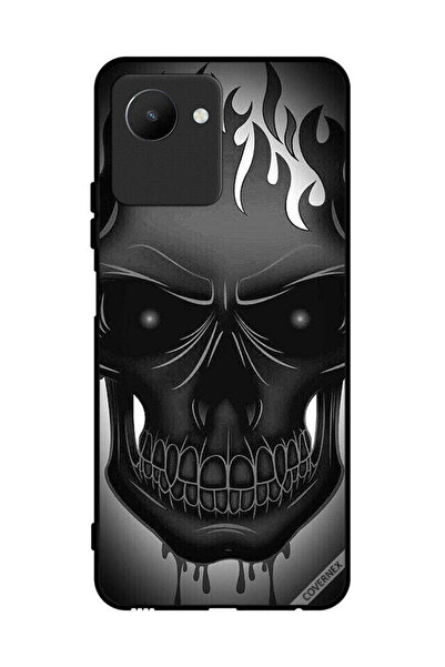 Covernex غطاء حماية لهاتف Realme C30s - رسمة جمجمة