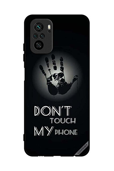 Covernex غطاء حماية لهاتف Poco M5s 4G مكتوب عليه "لا تلمس هاتفي باليد"