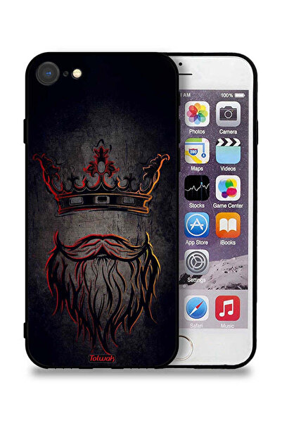 Tolwak غطاء حماية لجهاز Apple iPhone 8 بتصميم King Artwork