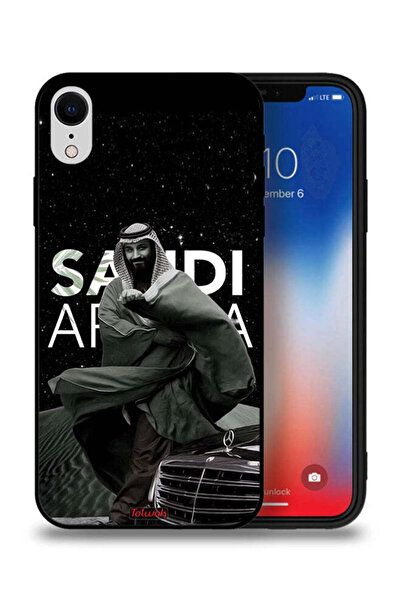 Tolwak غطاء حماية لجهاز آيفون XR من آبل ولي العهد الأمير محمد بن سلمان