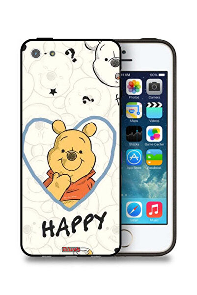 Tolwak جراب حماية من شركة آبل لهاتف iPhone 5/5s/SE بتصميم الدب باباي