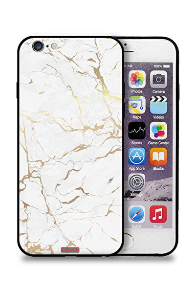 Tolwak غطاء حماية لجهاز Apple iPhone 6 Plus/6s Plus بنقشة رخامية