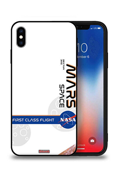 Tolwak Apple iPhone XS Max Protective Case First Class Flight Mars