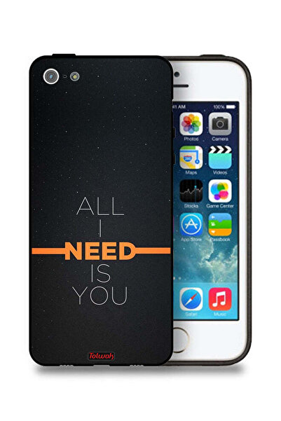 Tolwak جراب حماية لجهاز Apple iPhone 5/5s/SE كل ما أحتاجه هو أنت