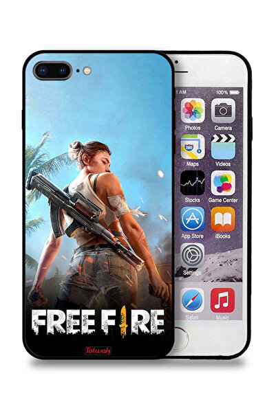 Tolwak غطاء حماية لجهاز Apple iPhone 7 Plus من Free Fire