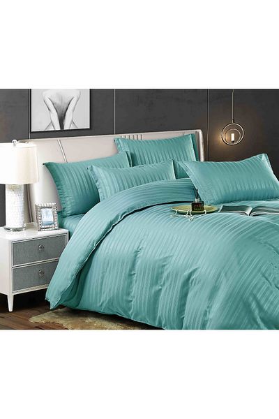 CHIRASO CHIRASO Premium Damask Bedding, 6 Pieces, Classic Sheet 230x250 cm, 4 Pillowcases