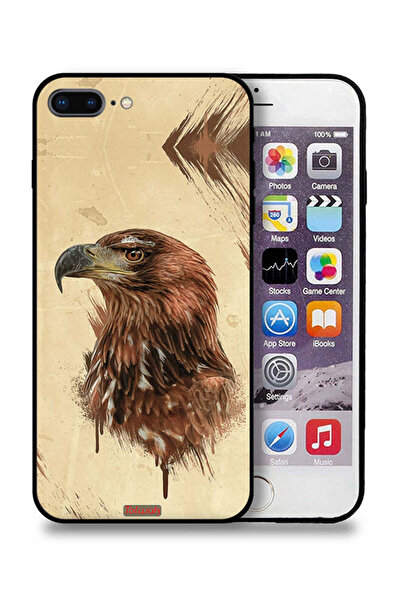 Tolwak جراب حماية لجهاز Apple iPhone 7 Plus - أفضل خلفيات الصقر