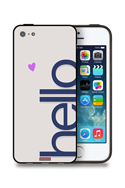 Tolwak غطاء حماية لجهاز Apple iPhone 5/5s/SE - Hello
