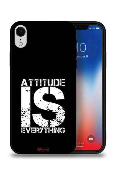 Tolwak جراب حماية Apple iPhone XR - Attitude Is Everything