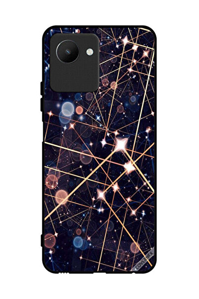 Covernex غطاء حماية لهاتف Realme C30s بنمط منحنيات الإضاءة