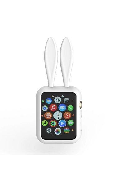 ETC Ally Watch 1-2-3-4 42mm Rabbit Figure Silicone Case-(5775) - Myg8596-6462 Compatible