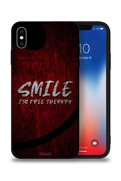 Tolwak جراب حماية لجهاز Apple iPhone XS Max، ابتسم واحصل على علاج مجاني