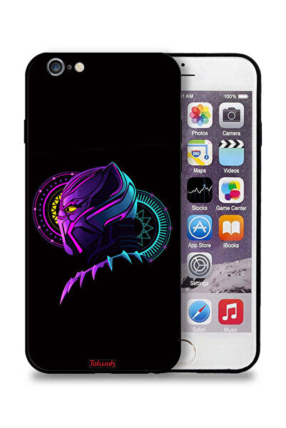 Tolwak جراب حماية لجهاز Apple iPhone 6 Plus/6s Plus، عمل فني رقمي، رسم توضيحي...