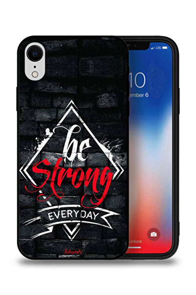 Tolwak جراب حماية Apple iPhone XR كن قويًا كل يوم