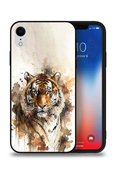 Tolwak غطاء حماية لجهاز Apple iPhone XR بنقشة الفهد التجريدي