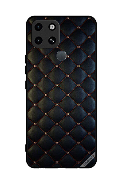 Covernex غطاء حماية لهاتف Infinix Smart 6 بنقشة قماشية