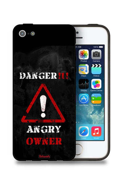 Tolwak جراب حماية لجهاز Apple iPhone 5/5s/SE - مالك غاضب