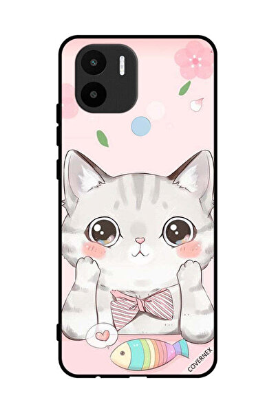 Covernex غطاء حماية لهاتف Xiaomi Redmi A1 Plus - سمكة قطة