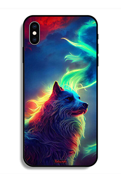 Tolwak جراب واقٍ لجهاز Apple iPhone X Wolf