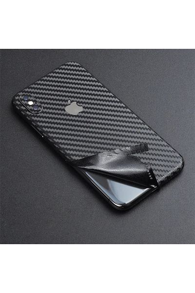 ETC iPhone Xr 6.1 Carbon Fiber Plating Sticker-(5775) - Myg3338-5649