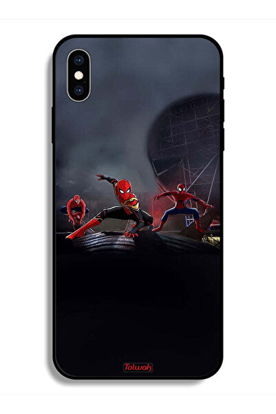 Tolwak جراب حماية لجهاز Apple iPhone X Three Spiders
