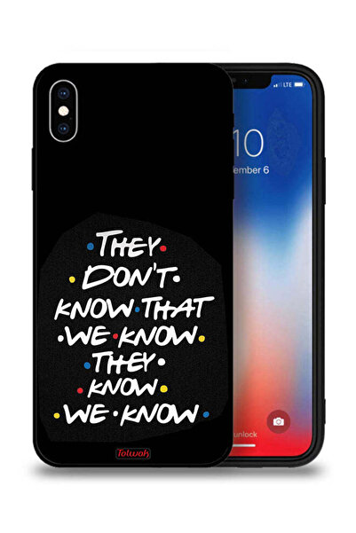 Tolwak جراب حماية لجهاز Apple iPhone XS Max لا يعرفون ما نعرفه يعرفون أننا نعرفه