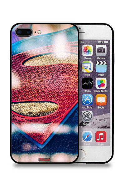 Tolwak جراب حماية لهاتف Apple iPhone 8 Plus بشعار سوبرمان
