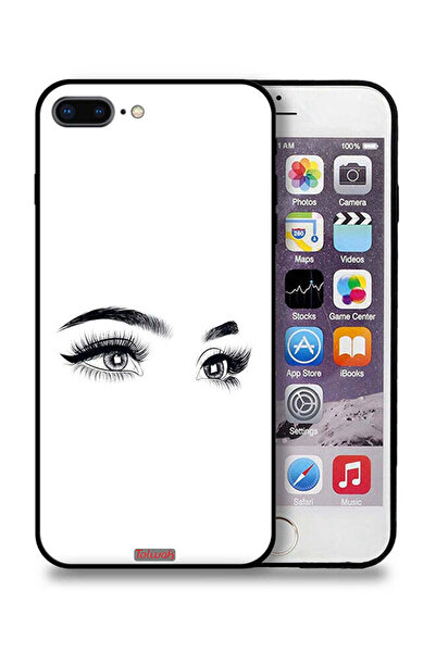 Tolwak غطاء حماية لجهاز Apple iPhone 7 Plus برسومات عيون فنية