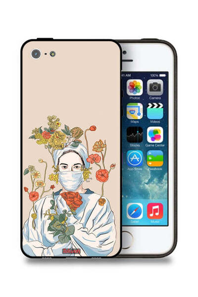 Tolwak جراب حماية لجهاز Apple iPhone 5/5s/SE بتصميم فن الممرضة