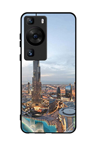 Covernex غطاء حماية لهاتف هواوي بي 60 - منظر جميل لوسط مدينة دبي