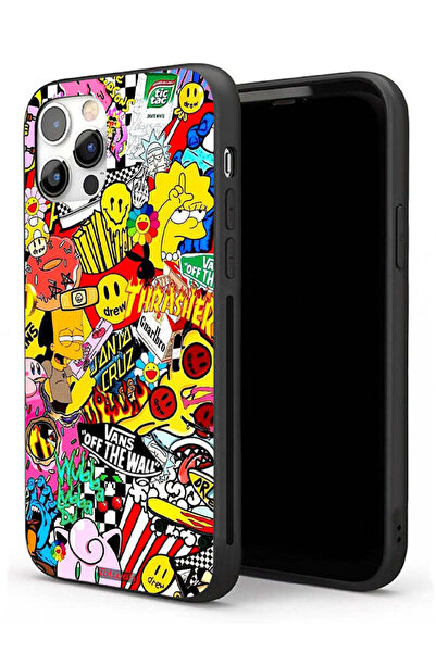 Tolwak جراب حماية لجهاز Apple iPhone 11 Pro Max، ملصق أبيض فاتح