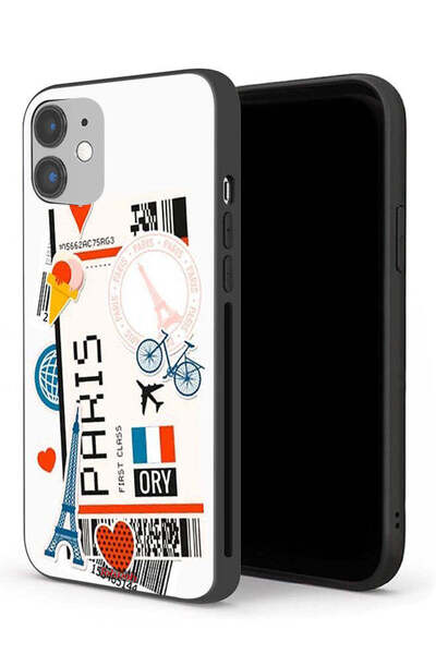 Tolwak غطاء حماية لجهاز Apple iPhone 12 mini - ملصق باريس