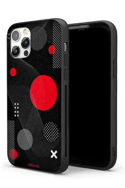 Tolwak جراب حماية لجهاز Apple iPhone 11 Pro Max بنمط دائري ومتقاطع