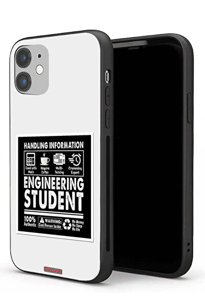 Tolwak جراب حماية لجهاز Apple iPhone 11 - ملصق طالب هندسة