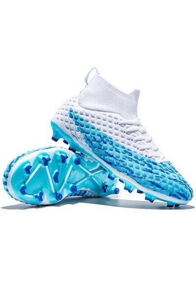 MBrands Ghete de fotbal FG, pentru terenuri cu iarbă, 7.2, culoare albastră 44