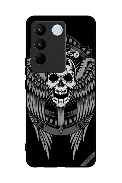 Covernex غطاء حماية لهاتف Vivo S16 Pro بتصميم جمجمة وأجنحة نسر