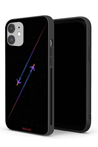 Tolwak غطاء حماية لجهاز Apple iPhone 12 mini برسومات طائرات