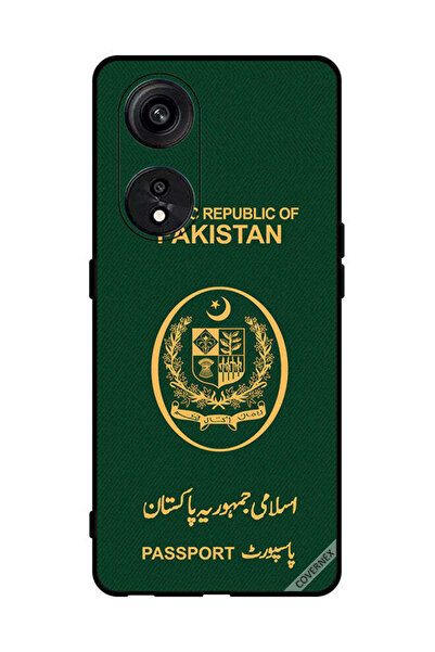 Covernex غطاء حماية لهاتف Oppo Reno8 T 5G بنمط جواز السفر الباكستاني