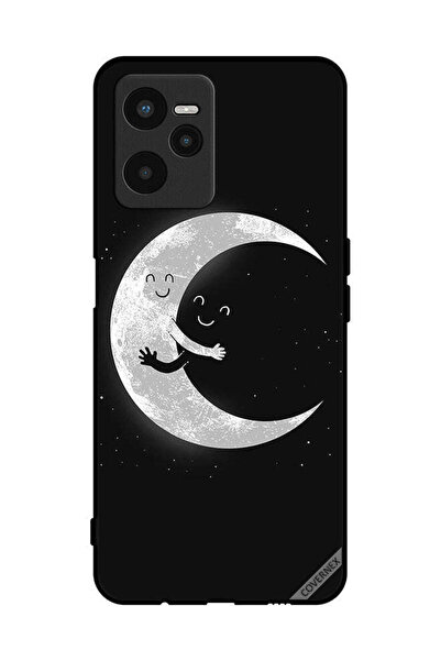 Covernex غطاء حماية لهاتف Realme C35 عناق القمر والسماء المظلمة