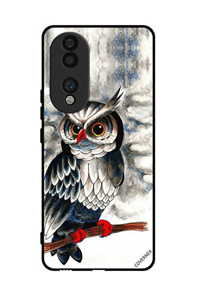 Covernex غطاء حماية لهاتف Honor 70 برسومات بومة فنية