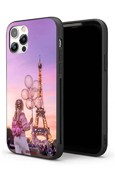 Tolwak جراب حماية لهاتف Apple iPhone 11 Pro Max - فتاة تحمل بالونات