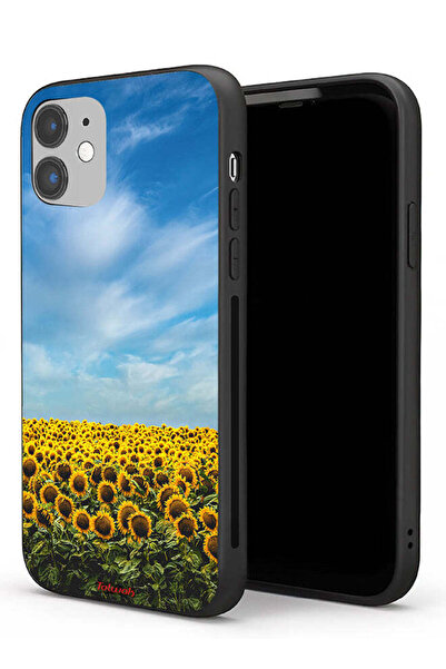 Tolwak غطاء حماية لجهاز Apple iPhone 11 - عباد الشمس تحت السماء