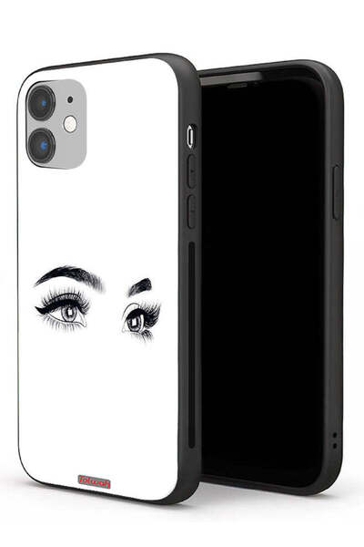 Tolwak جراب حماية لجهاز Apple iPhone 11 برسومات عيون فنية