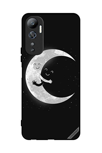 Covernex غطاء حماية لهاتف Infinix Hot 20 مع عناق القمر والسماء المظلمة