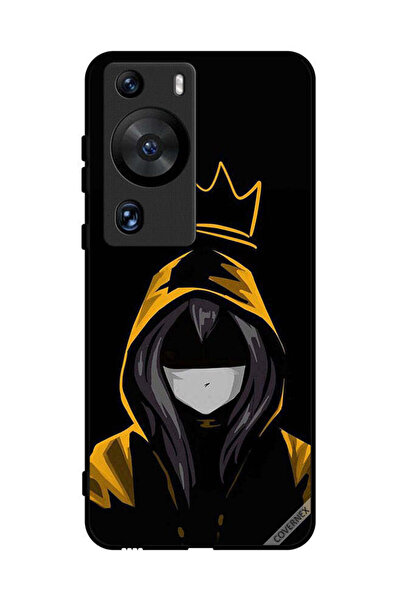 Covernex غطاء حماية لهاتف هواوي بي 60 برو - رسمة ملكة فتاة