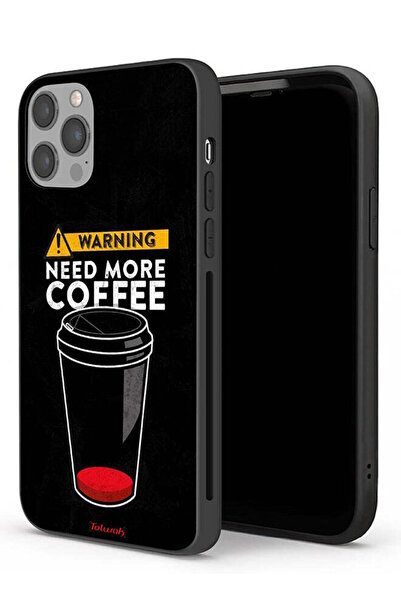 Tolwak جراب حماية لجهاز Apple iPhone 12 Pro - هل تحتاج إلى المزيد من القهوة؟