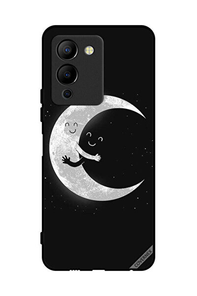 Covernex غطاء حماية لهاتف Infinix Note 12 G96 مع عناق القمر والسماء المظلمة