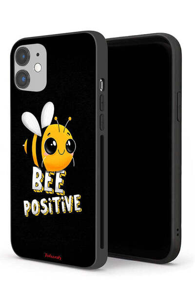 Tolwak جراب حماية لجهاز Apple iPhone 12 mini Bee Positive