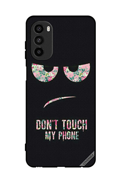 Covernex غطاء حماية لهاتف موتورولا موتو جي 52 - لا تلمس هاتفي - زهري